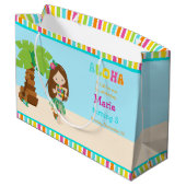 Aloha bruin haar meisje dank u groot cadeauzakje (Achterkant Gekanteld)