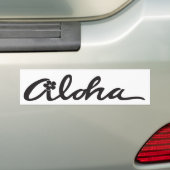 Aloha Bumpersticker (Op auto)