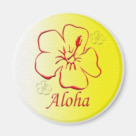Aloha Button kopie Magneet (Voorkant)