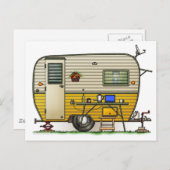Aloha Camper Trailer Briefkaart (Voorkant / Achterkant)