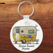Aloha Camper Trailer HSH Sleutelhanger (Voorkant)