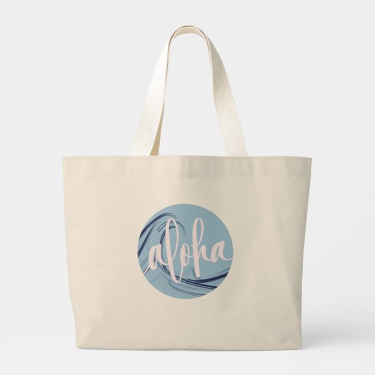 Aloha-Canvas tas met thema Kai Ocean (Achterkant)