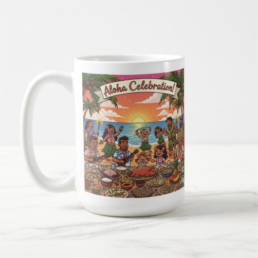 Aloha Celebration Koffiemok (Links)