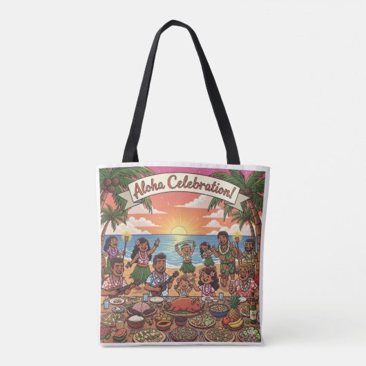 Aloha Celebration Tote Bag (Achterkant)