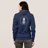 aloha circle pineapple （heart） hoodie (Achterkant volledig)