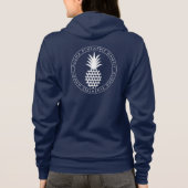 aloha circle pineapple （heart） hoodie (Achterkant)