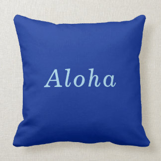 "Aloha" Cobalt & Blue comfy cozy Kussen
