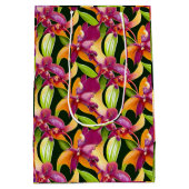 Aloha Collectie Lush Vibrant Floral Medium Cadeauzakje (Achterkant)