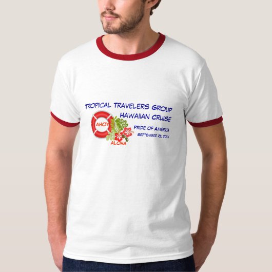 Aloha Custom Group Cruise Shirt (Voorkant)
