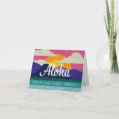 Aloha - Custom Note Card Kaart (Voorkant)