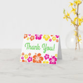 Aloha Cute Hawaiian 1e verjaardag Kaart (Gele Bloem)