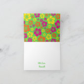 Aloha Cute Hawaiian 1e verjaardag Kaart (Binnen)