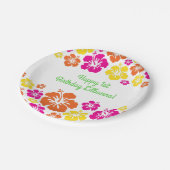 Aloha Cute Hawaiian 1e verjaardag Papieren Bordje (Gekanteld)