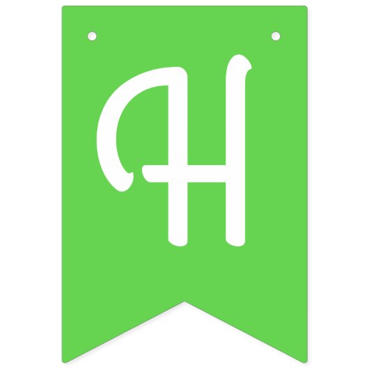 Aloha Cute Hawaiian 1e verjaardag Vlaggetjes (Tweede vlag)