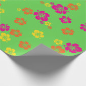 Aloha Cute Hawaiian Kind Birthday Party Cadeaupapier (Hoek)