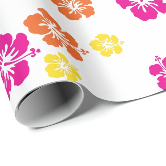 Aloha Cute Hawaiian Kind Birthday Party Cadeaupapier (Rol Hoek)