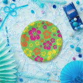 Aloha Cute Hawaiian Kind Birthday Party Papieren Bordje (Feest)