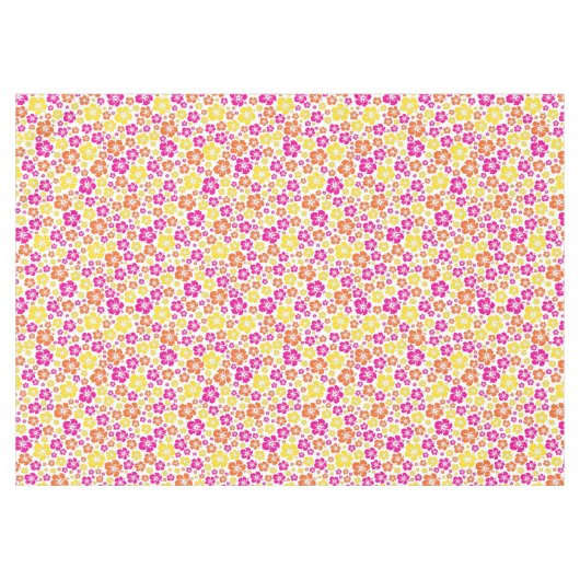 Aloha Cute Hawaiian Kind Birthday Party Tafelkleed (Voorkant (Horizontaal))