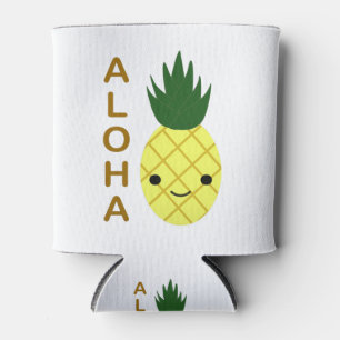 Aloha Cute Kawaii Pineapple Blikjeskoeler