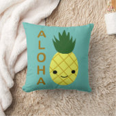 Aloha Cute Kawaii Pineapple Kussen (Deken)