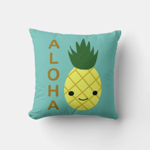 Aloha Cute Kawaii Pineapple Kussen