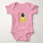 Aloha Cute Kawaii Pineapple Romper (Voorkant)