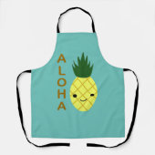 Aloha Cute Kawaii Pineapple Schort (Voorkant)