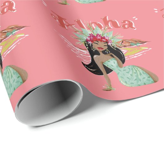 Aloha Dames Cadeaupapier (Rol Hoek)
