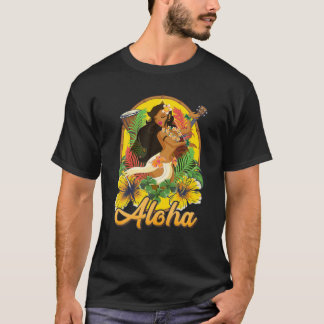 Aloha Dance Hawaii Hawaiian Girl Dancer for Family T-shirt