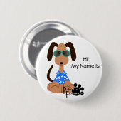 Aloha Deojee Name Badge Ronde Button 5,7 Cm (Voorkant /achterkant)