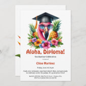 Aloha Diploma Tropical Graduation Pool Party  Kaart (Voorkant / Achterkant)