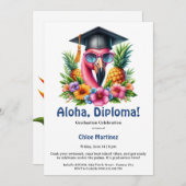Aloha Diploma Tropical Graduation Pool Party  Kaart (Voorkant / Achterkant)