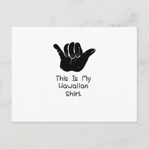 Aloha Dit is mijn Hawaiian Briefkaart
