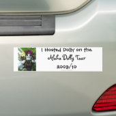 Aloha Dolly Tour 2009 Bumpersticker (Op auto)