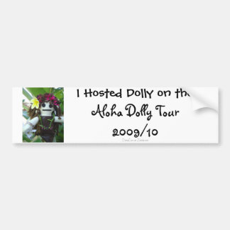 Aloha Dolly Tour 2009 Bumpersticker