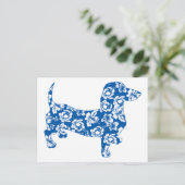 Aloha Doxie Dachshund Briefkaart (Staand voorkant)