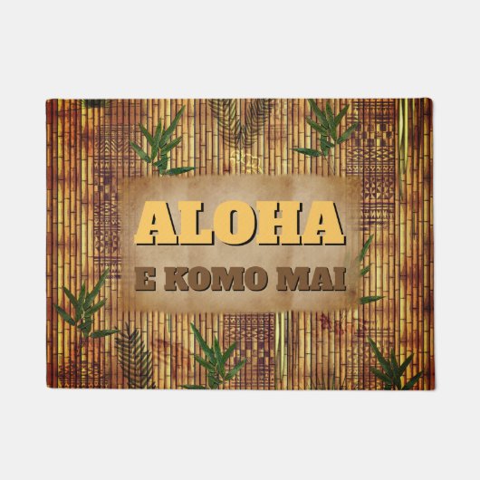 Aloha - E komo mai Deurmat (Voorkant)