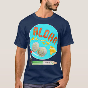 Aloha Eggs Spam Rice Shoyu Chopsticks Breakfast T-shirt