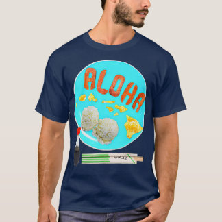 Aloha Eggs Spam Rice Shoyu Chopsticks Breakfast T-shirt