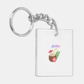 Aloha – Eiland Vibe & Positieve Energie Sleutelhanger (Voorkant Links)