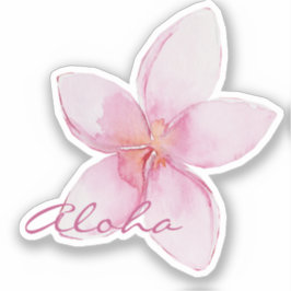 Aloha! Exotische Hawaiiaanse bloem Sticker