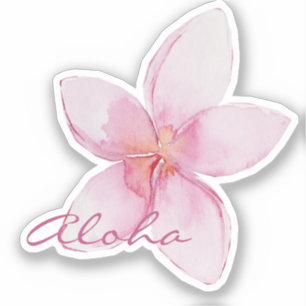 Aloha! Exotische Hawaiiaanse bloem Sticker