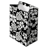ALOHA FIRDAY (BLACK/GRAY) Gift Bag Medium Cadeauzakje (Voorkant Gekanteld)
