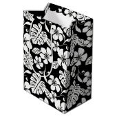 ALOHA FIRDAY (BLACK/GRAY) Gift Bag Medium Cadeauzakje (Achterkant Gekanteld)