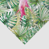 Aloha Flamingo Bird Animal in Oerwoud Tissuepapier (Detail)