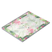 Aloha Flamingo Tropical Beach Bruiloft gastenboek Notitieboek (Linkerzijde)