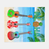 Aloha Fleece Deken (Voorkant (Horizontaal))