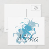 Aloha Floral Briefkaart (Voorkant / Achterkant)