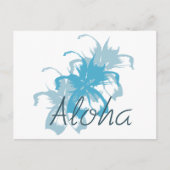 Aloha Floral Briefkaart (Voorkant)