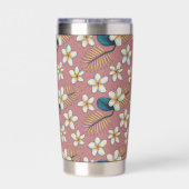 Aloha Floral  Geïsoleerde Drinkbeker (Achterkant)